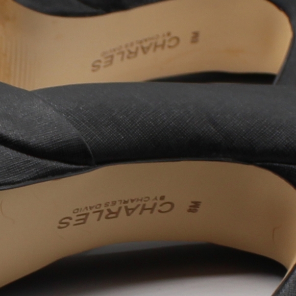 Charles by Charles David black peep-toe heels - Picture 7 of 10